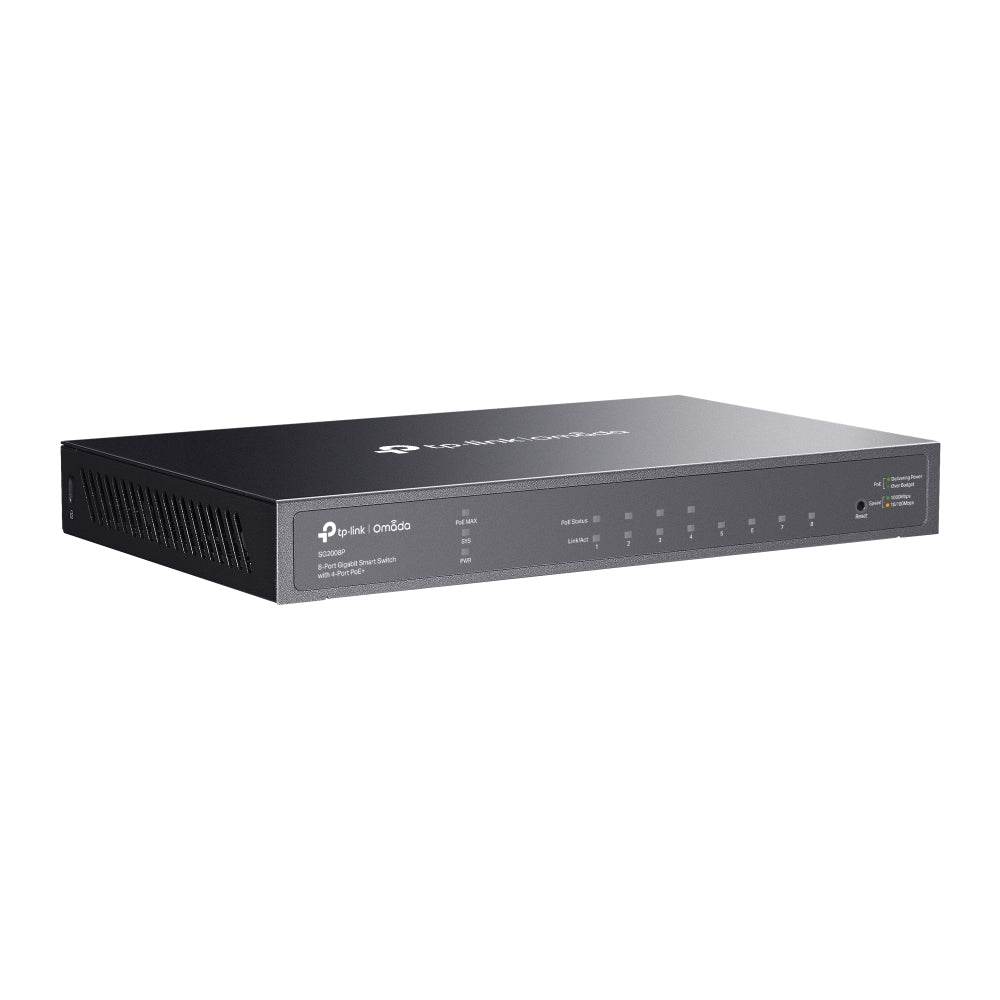 TP-Link Omada TL-SG2008P Géré L2/L2+ Gigabit Ethernet (10/100/1000) Connexion Ethernet, supportant l'alimentation via ce