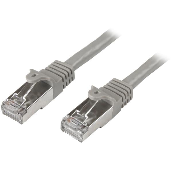 StarTech.com Câble Réseau Cat6 SFTP Blindé 5 m, RJ45 M/M Anti-Accroc, Gris