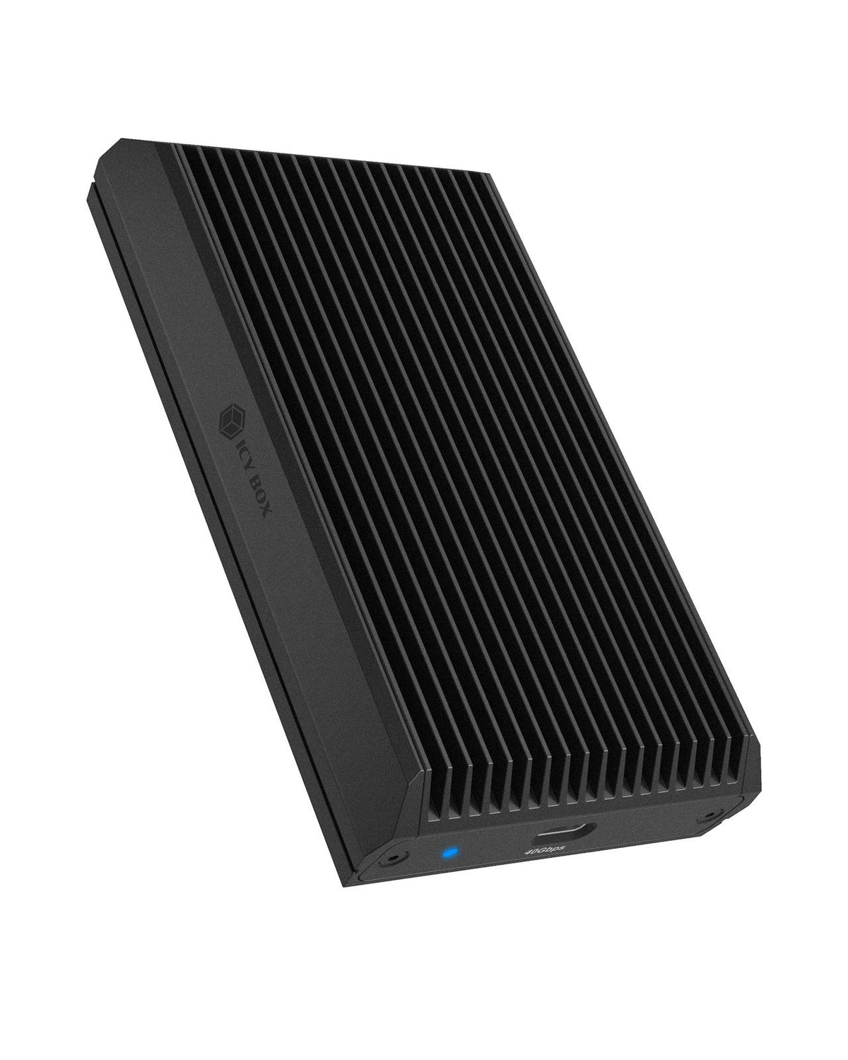 Boîtier SSD M.2 NVMe IB-1920M-C42 USB4 40 Gbit/s, Aluminium, Noir