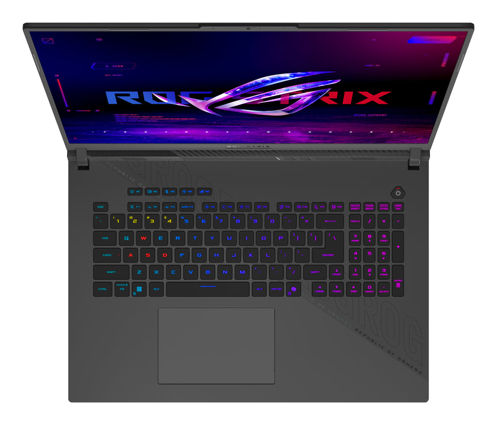 ASUS ROG Strix G18 G814FP-S9006W AMD Ryzen™ 9 9955HX Ordinateur portable 45,7 cm (18") WQXGA 32 Go DDR5-SDRAM 1 To SSD NVIDIA GeForce RTX 5070 Wi-Fi 6E (802.11ax) Windows 11 Home Allemand Gris