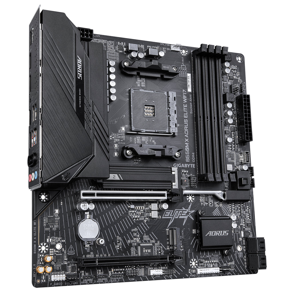 GIGABYTE B550M X AORUS ELITE WIFI7 Carte Mère - vue 3