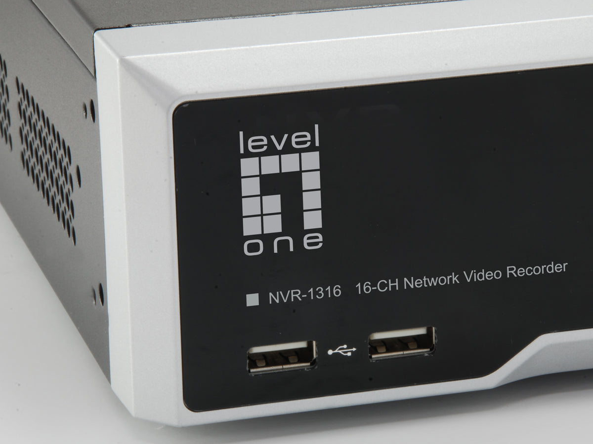 Enregistreur Vidéo Réseau NVR-1316, 16 Canaux, 4K, Noir
