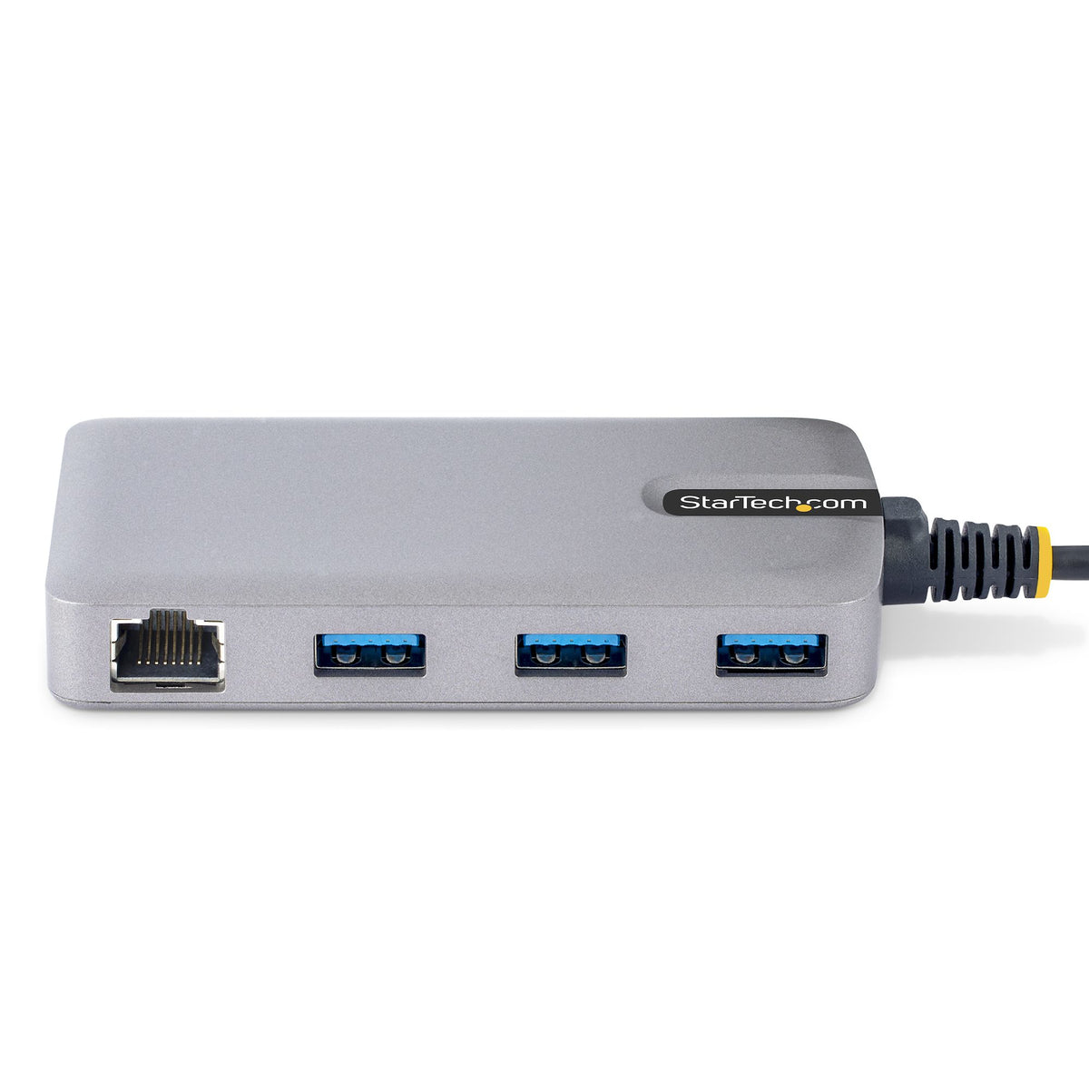 StarTech.com Hub USB 3 Ports USB-A et Gigabit Ethernet RJ45, USB 3.0 5Gbps, Câble 30 cm