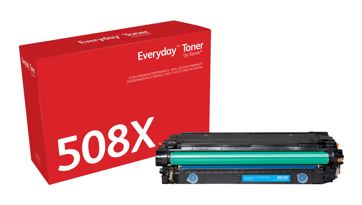 Toner Everyday™ Cyan de Xerox compatible avec HP 508X (CF361X), Grande capacité