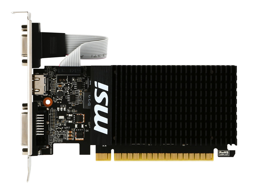 MSI GT 710 2GD3H LP carte graphique NVIDIA GeForce GT 710 2 Go GDDR3