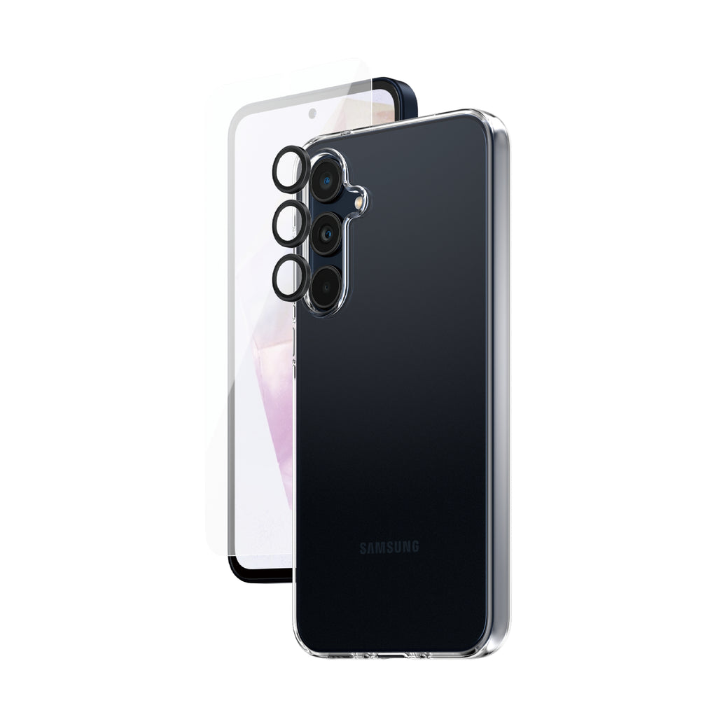 PanzerGlass SAFE. by ® 3-in-1 Protection Bundle Samsung Galaxy A35 5G Protection d'écran transparent 1 pièce(s)