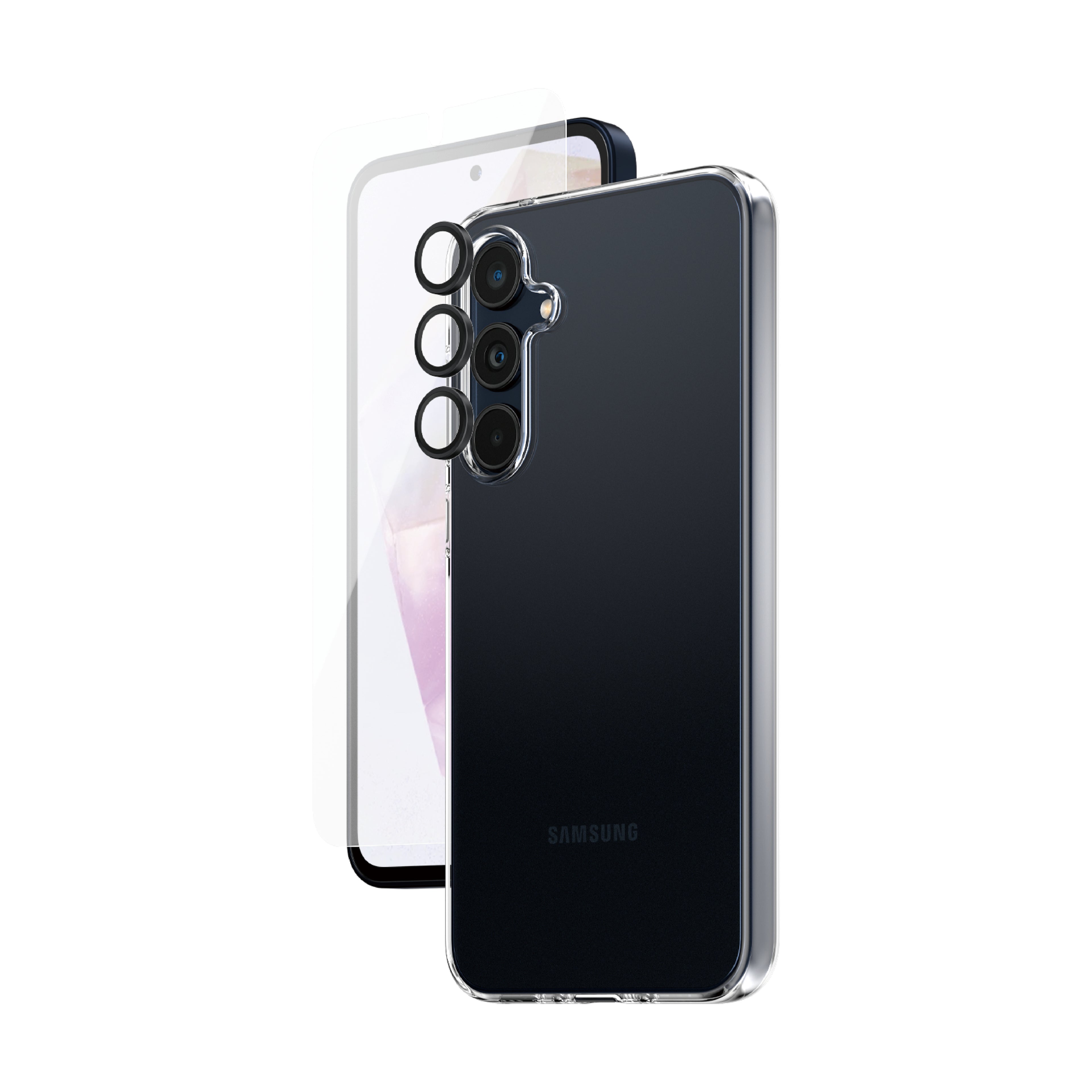 PanzerGlass SAFE. by ® 3-in-1 Protection Bundle Samsung Galaxy A35 5G Protection d'écran transparent 1 pièce(s)