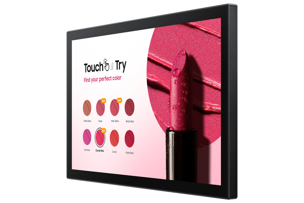 Samsung QB13C-T Écran plat de signalisation numérique 33 cm (13") LCD Wifi 500 cd/m² Full HD Noir Écran tactile Tizen 7.0 16/7