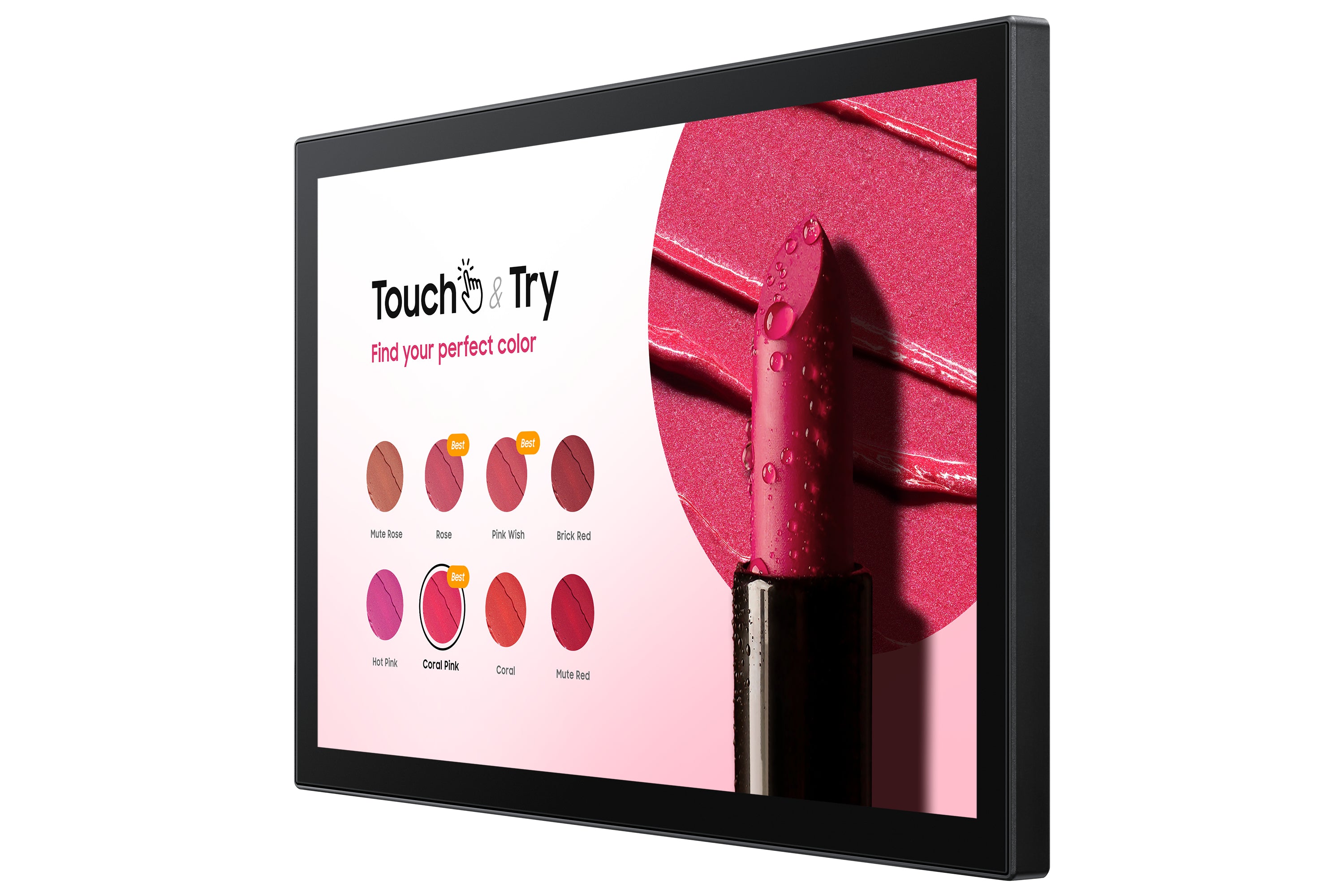 Samsung QB13C-T Écran plat de signalisation numérique 33 cm (13") LCD Wifi 500 cd/m² Full HD Noir Écran tactile Tizen 7.0 16/7