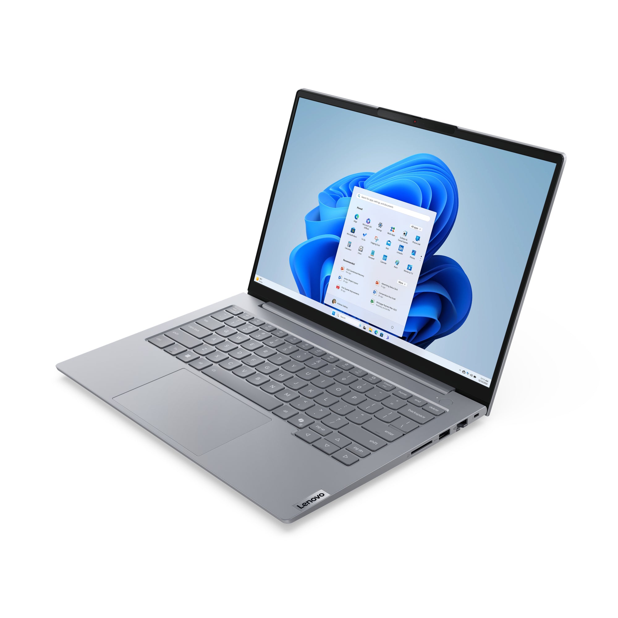 Lenovo ThinkBook 14 G8 IAL Intel Core Ultra 5 225U Ordinateur portable 35,6 cm (14") WUXGA 32 Go DDR5-SDRAM 512 Go SSD Wi-Fi 6E (802.11ax) Windows 11 Pro Allemand Gris