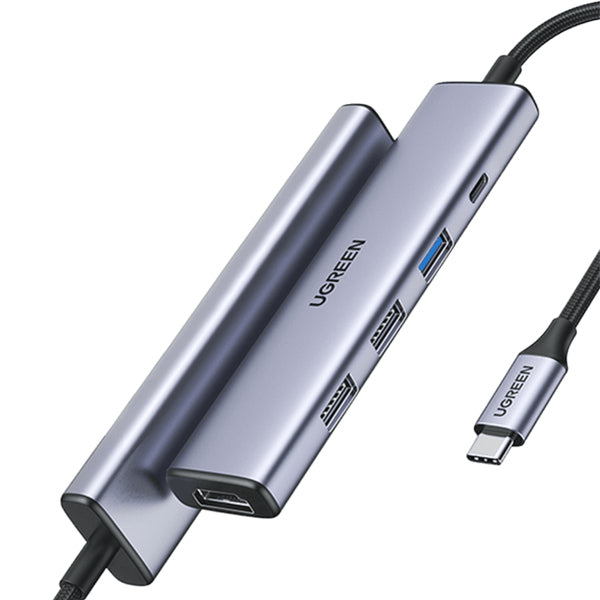 Ugreen 15495 station d'accueil Avec fil USB 3.2 Gen 1 (3.1 Gen 1) Type-C Gris