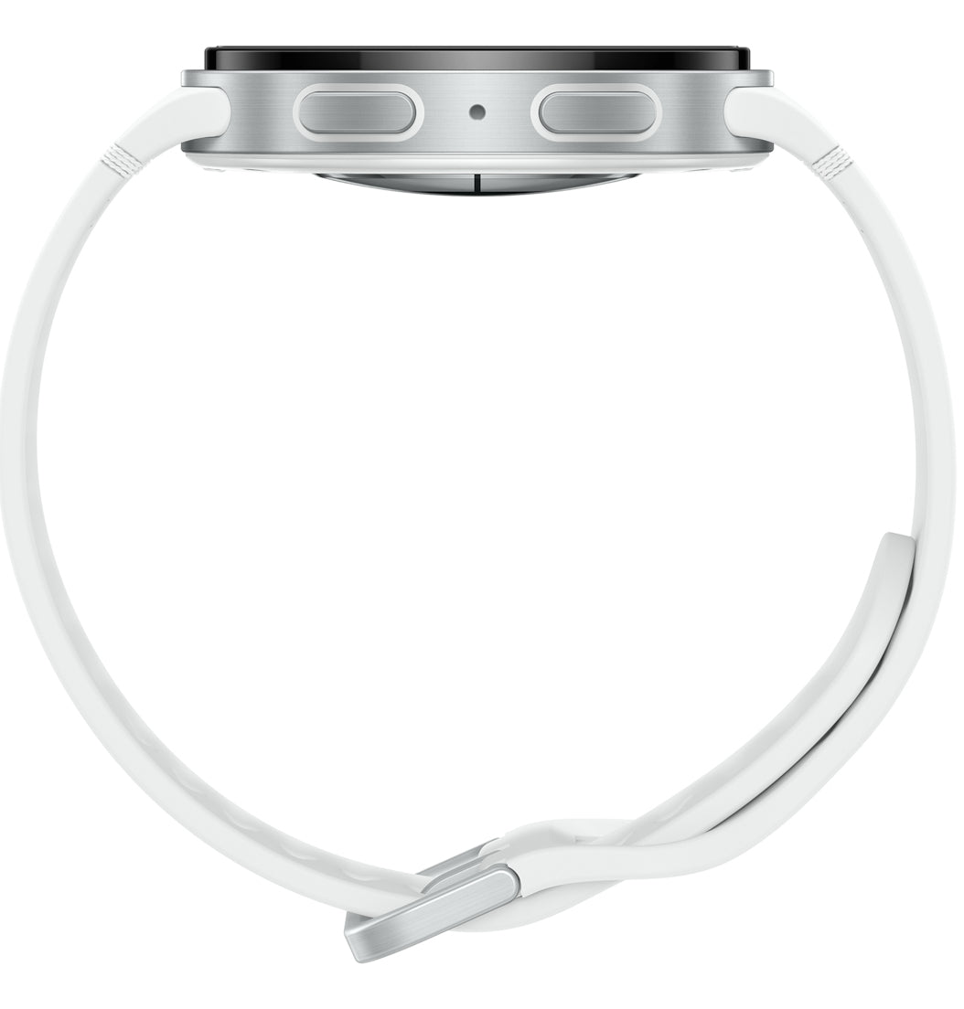Samsung Samsung SM-L330NZSAEUB smartwatche et montre de sport 3,81 cm (1.5") AMOLED 44 mm Numérique 480 x 480 pixels Écran tactile Argent Wifi GPS (satellite)