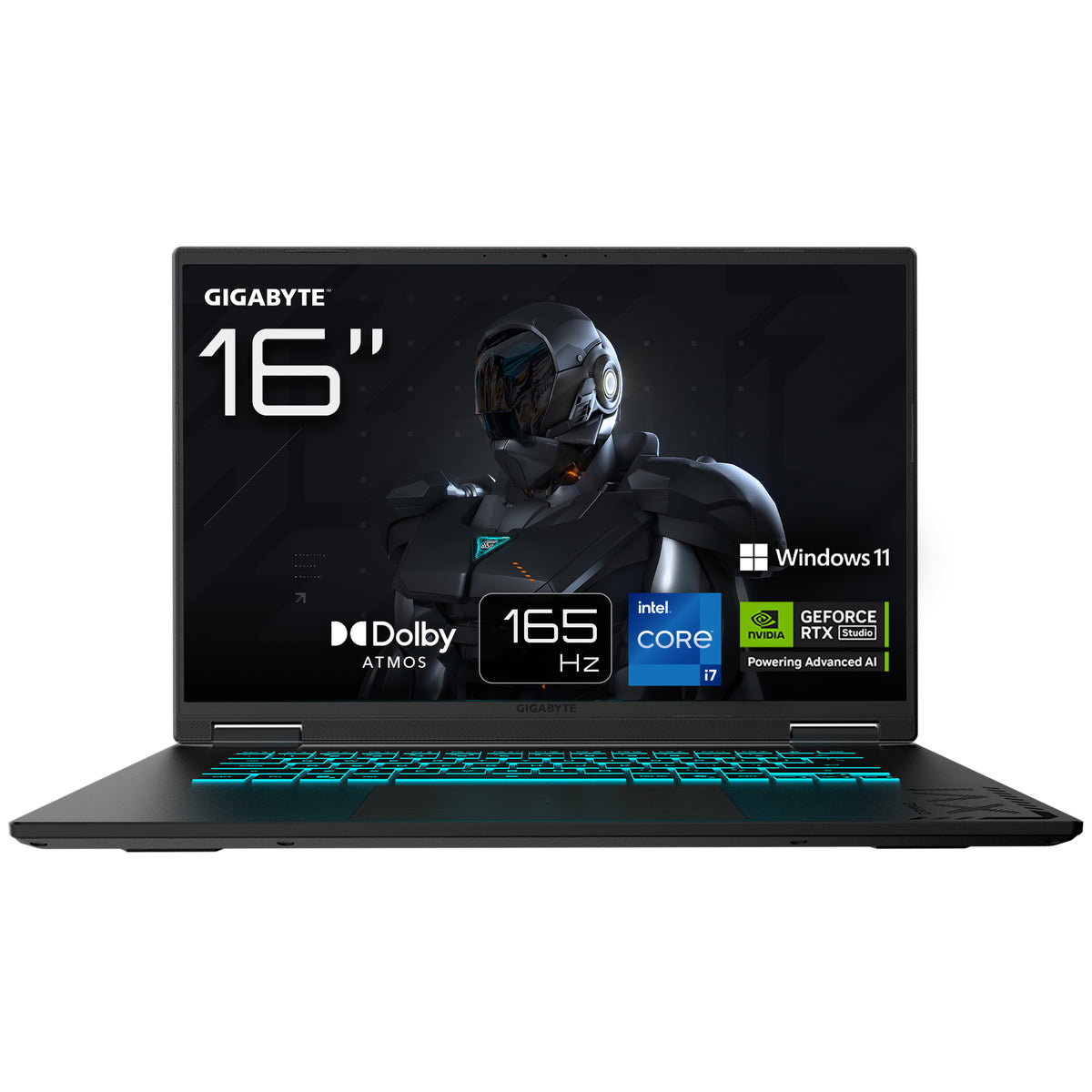 GIGABYTE GAMING A16 CTHI3DE894SH laptop Intel® Core™ i7 i7-13620H Ordinateur portable 40,6 cm (16") WUXGA 16 Go DDR5-SDRAM 1 To SSD NVIDIA GeForce RTX 5050 Wi-Fi 6E (802.11ax) Windows 11 Home Noir