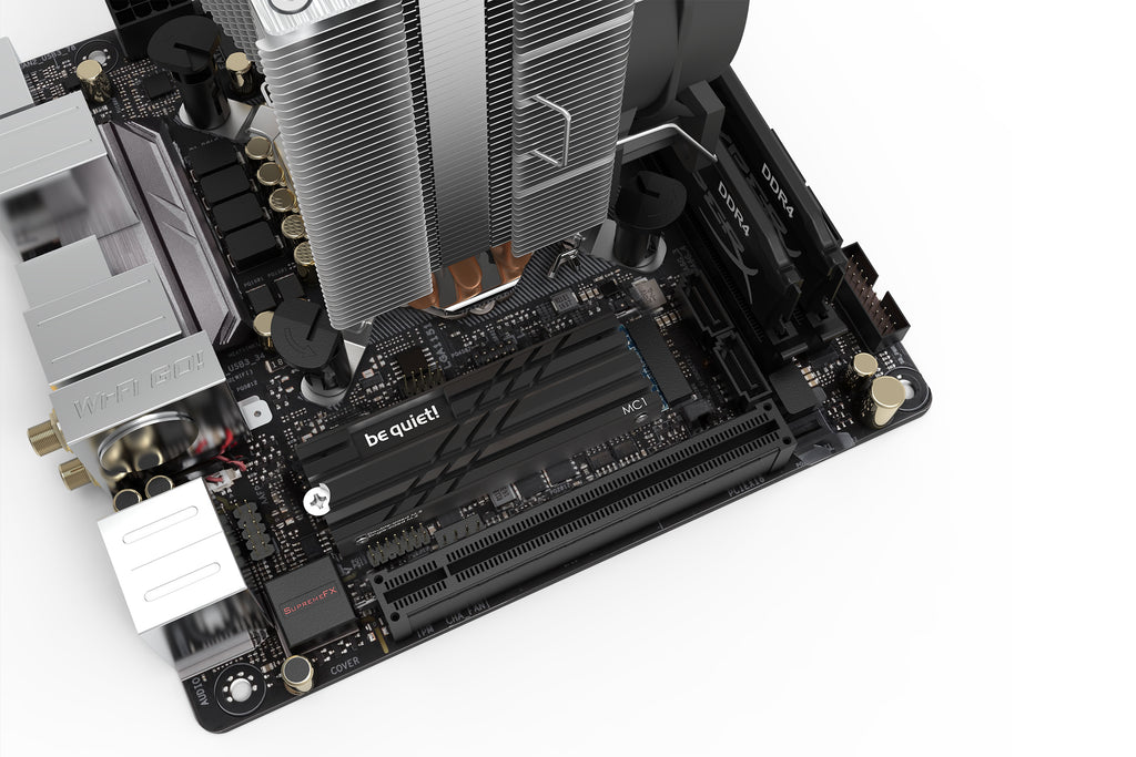 be quiet! MC1 Refroidisseur de SSD, Dissipateur Thermique Noir
