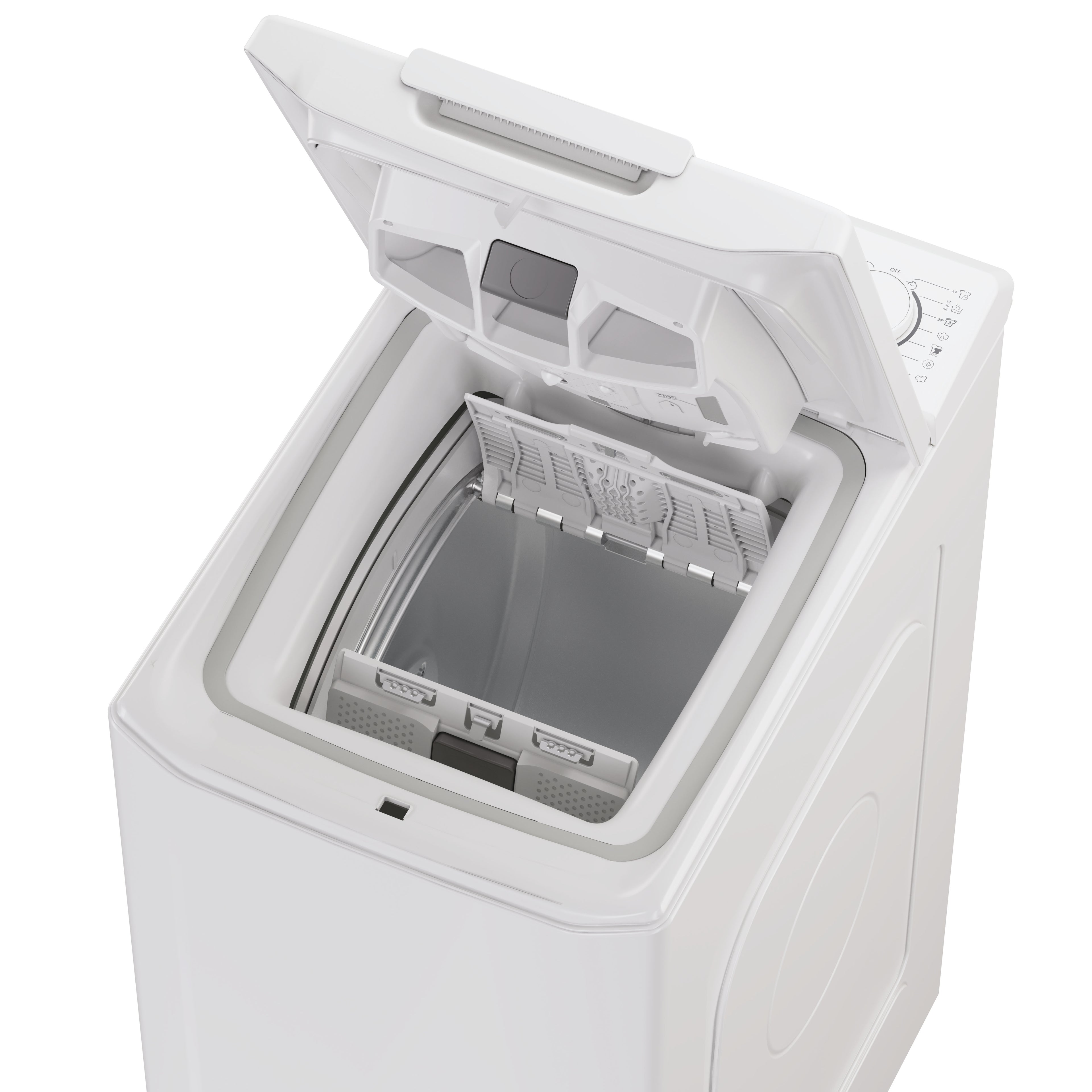 Candy TCA283D2-S machine à laver Charge par dessus 8 kg 1200 tr/min Blanc