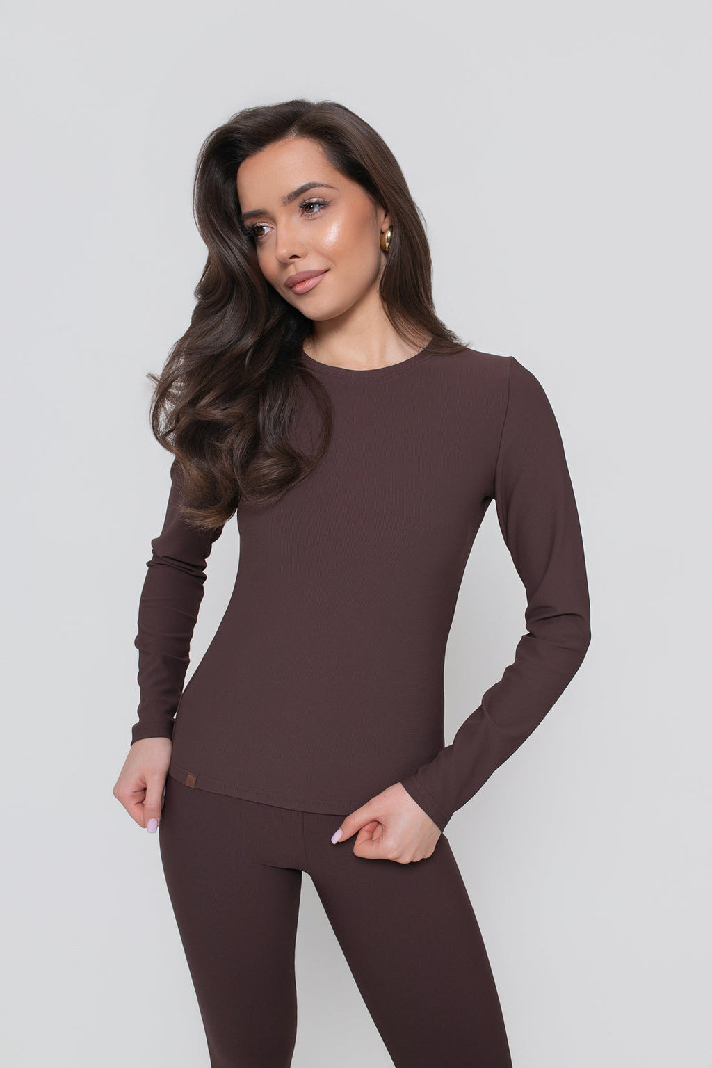 Leggings pour femme à rayures, taille haute
