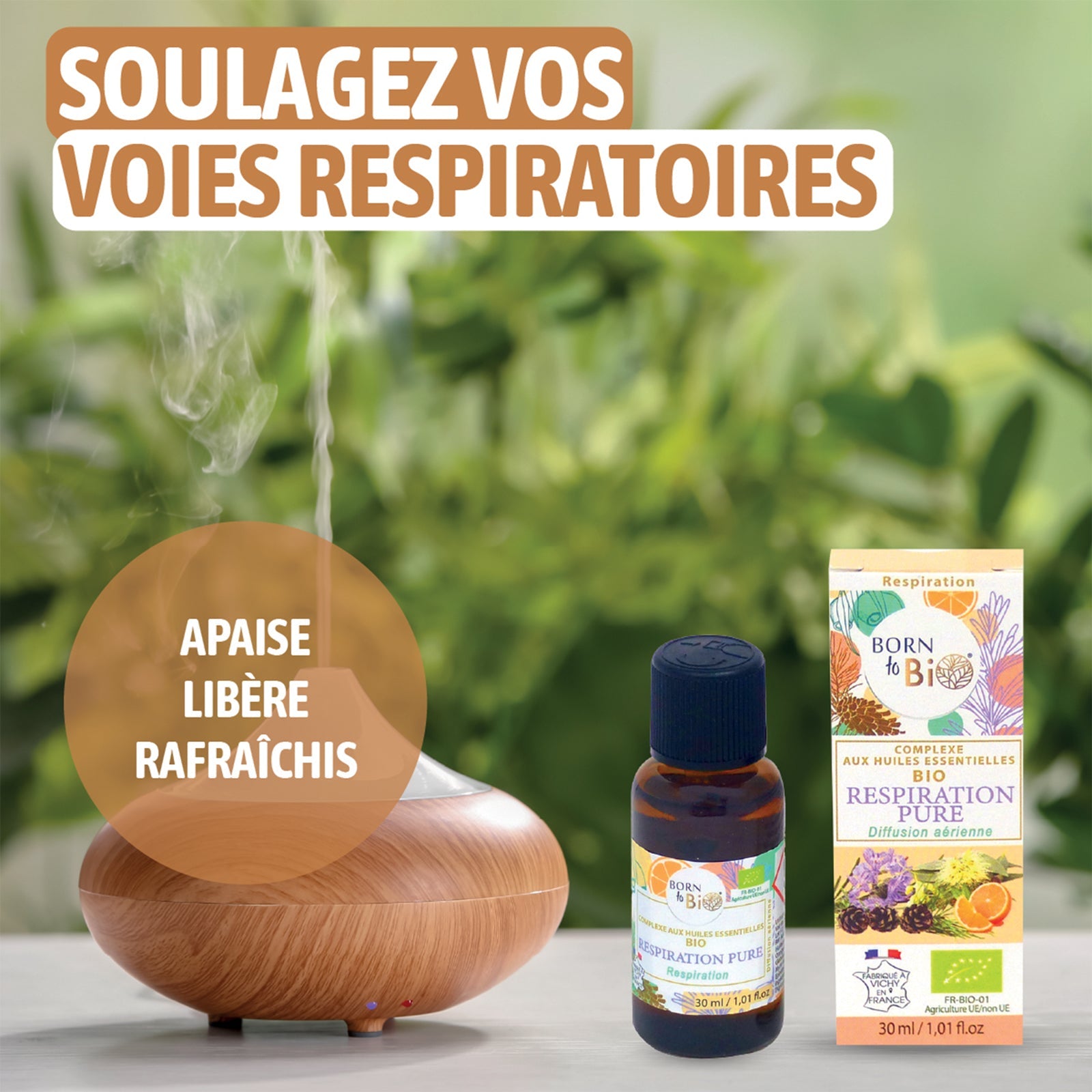 Respiration pure - Complexe aux huiles essentielles Certifiées Bio