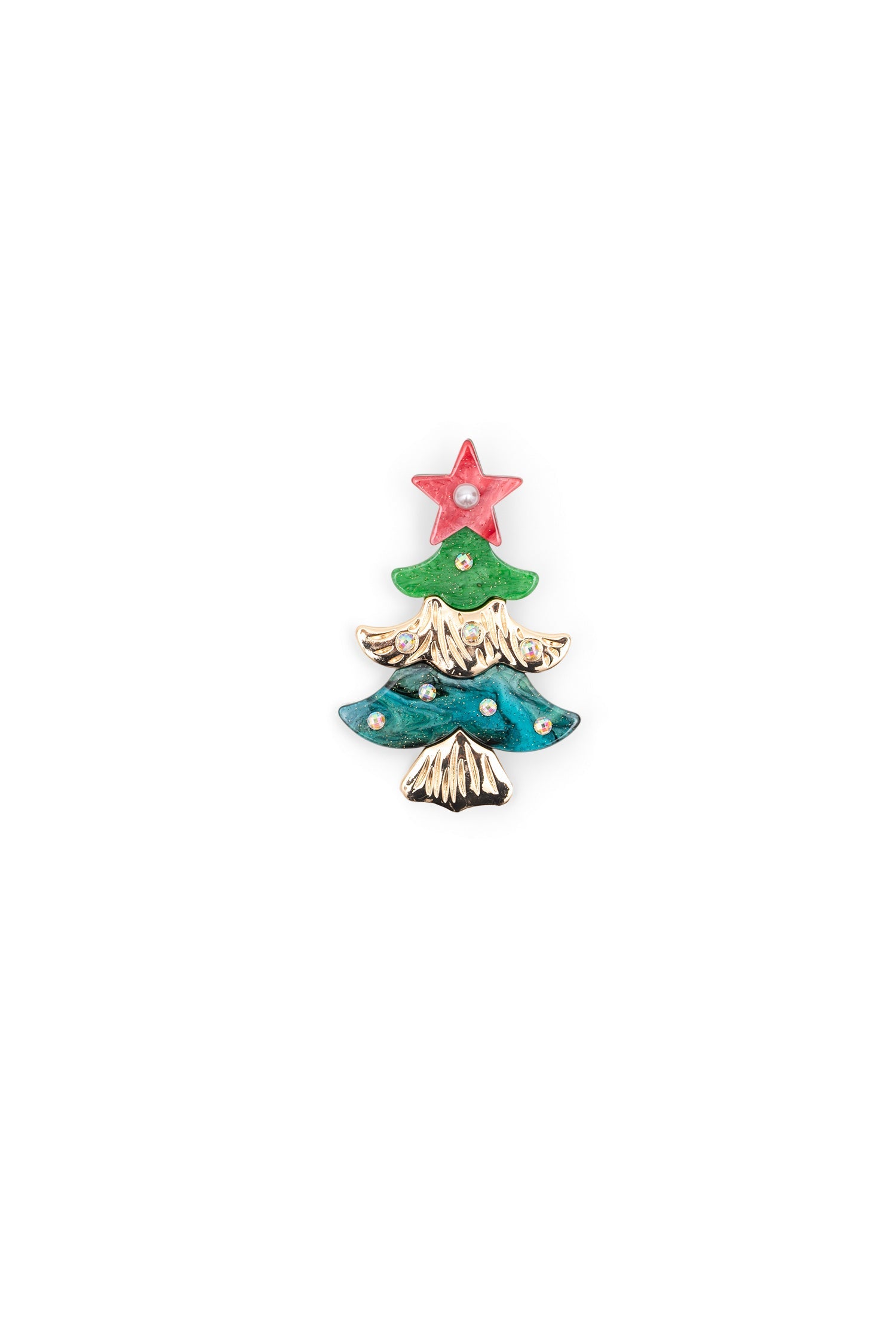 Broche - sapin de Noël