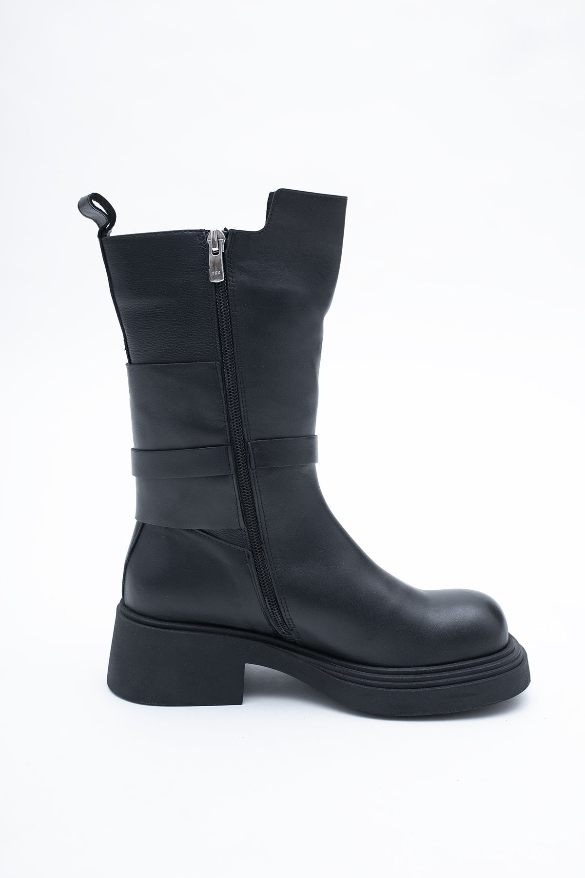 Bottes en cuir pleine fleur avec boucle