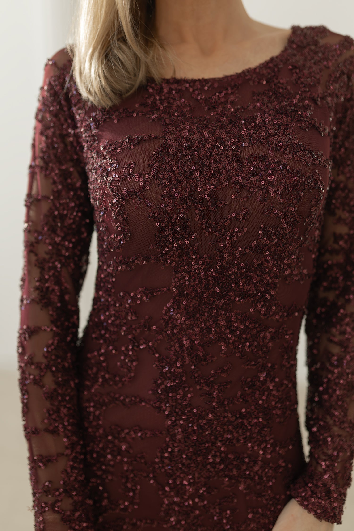 Robe longue à paillettes - Bastet par Agnieszka Włodarczyk