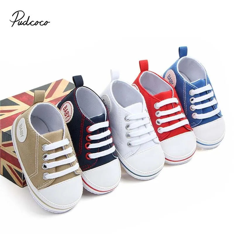 First Walkers Canvas Sneakers for children multivariant-0