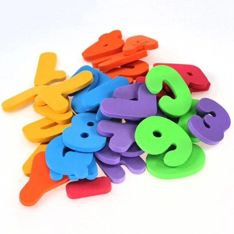 36-Pieces Set Letters and Numbers Bath Toy-3