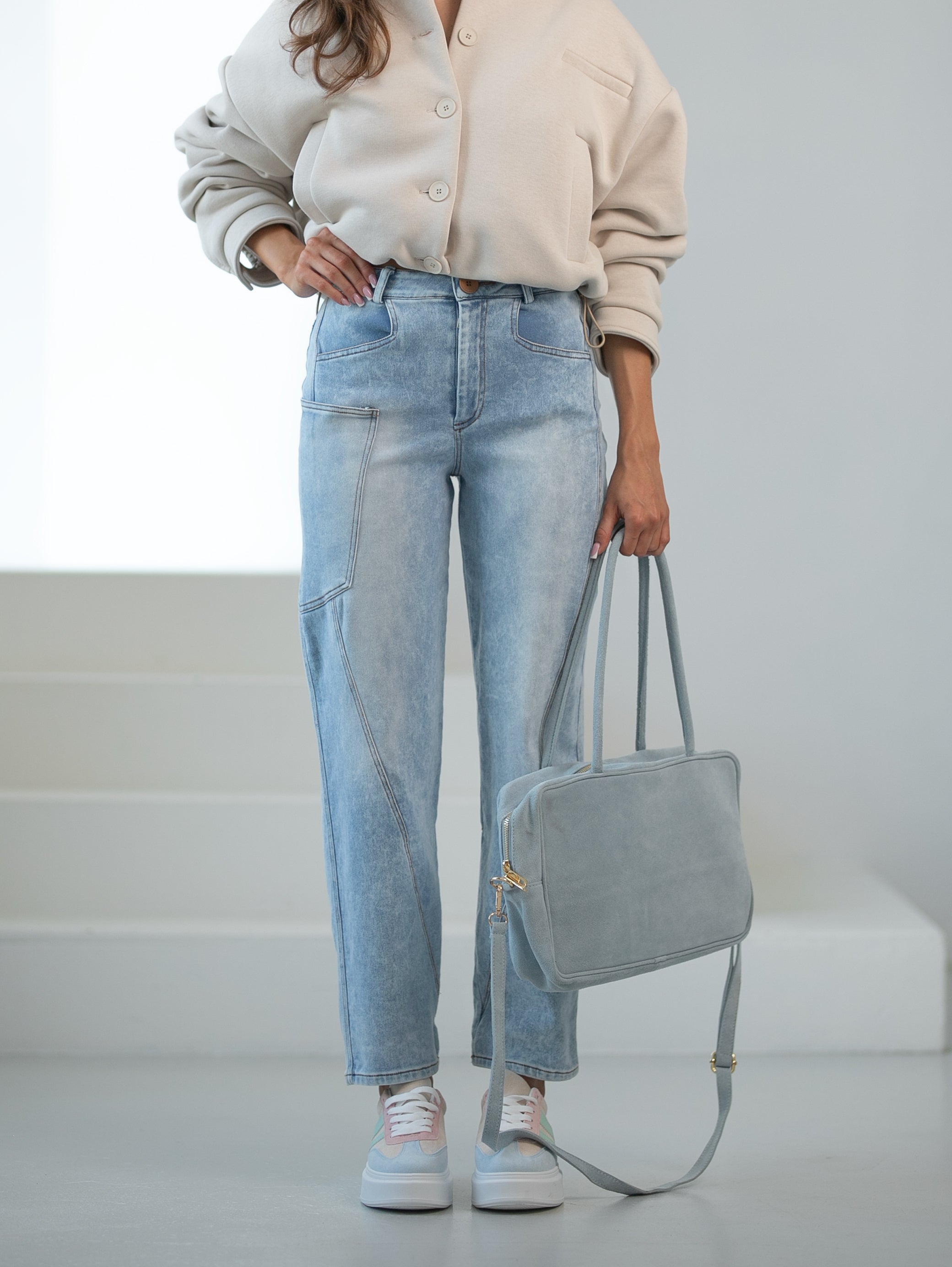 Sac classique en daim