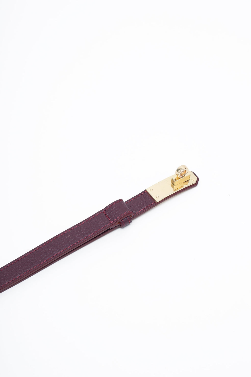 Une ceinture en cuir
