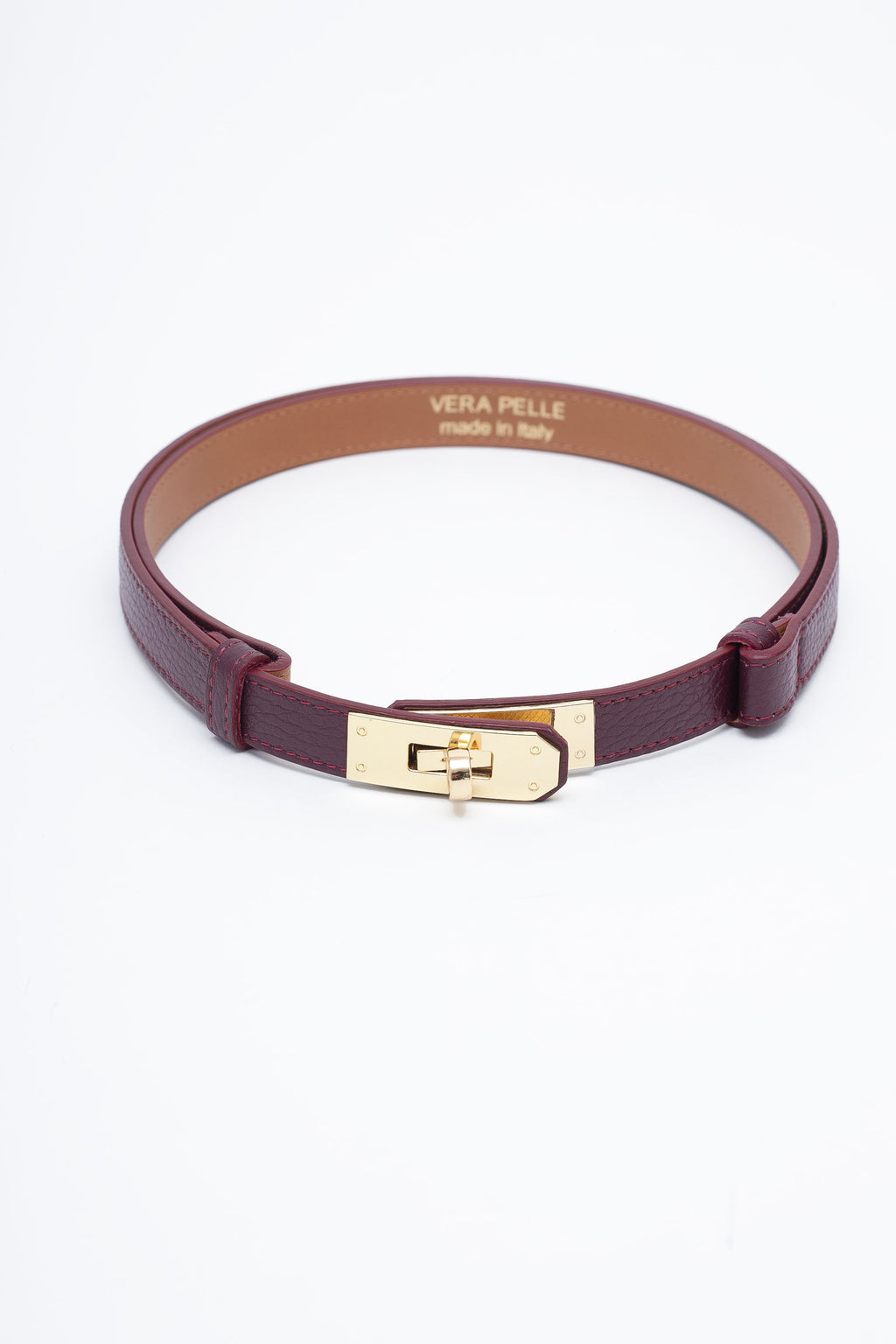Une ceinture en cuir