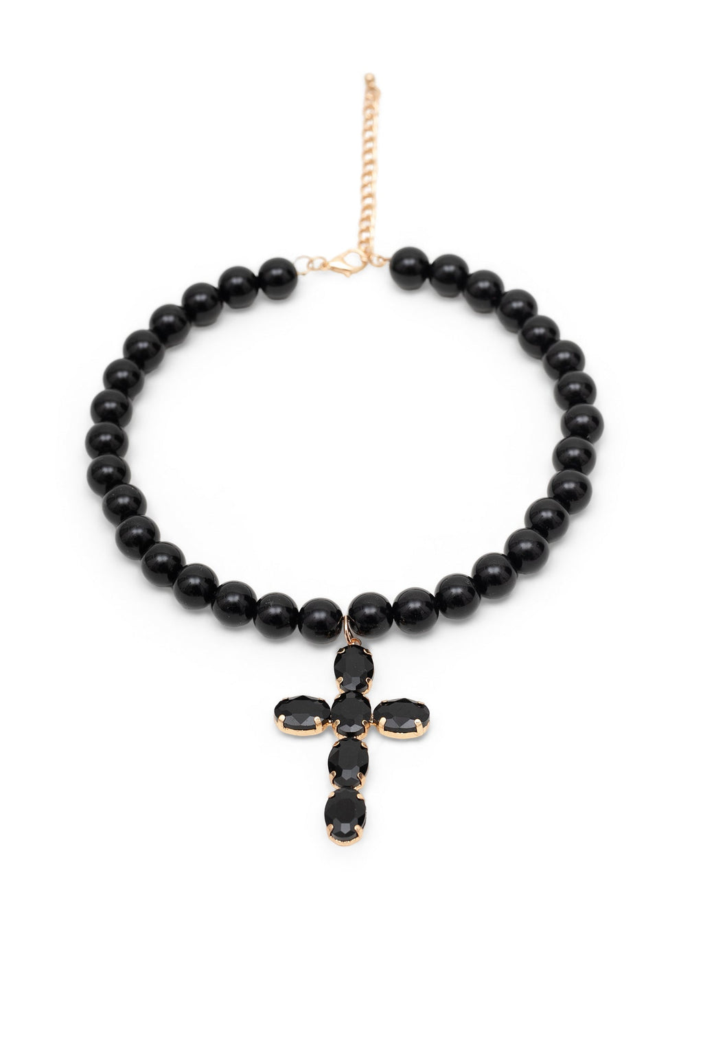 Collier - croix noire