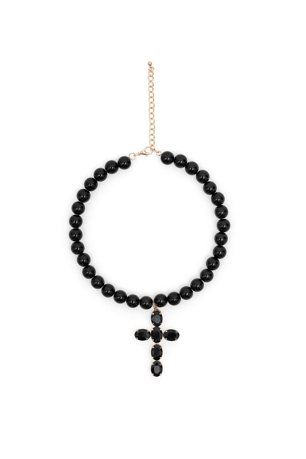 Collier - croix noire
