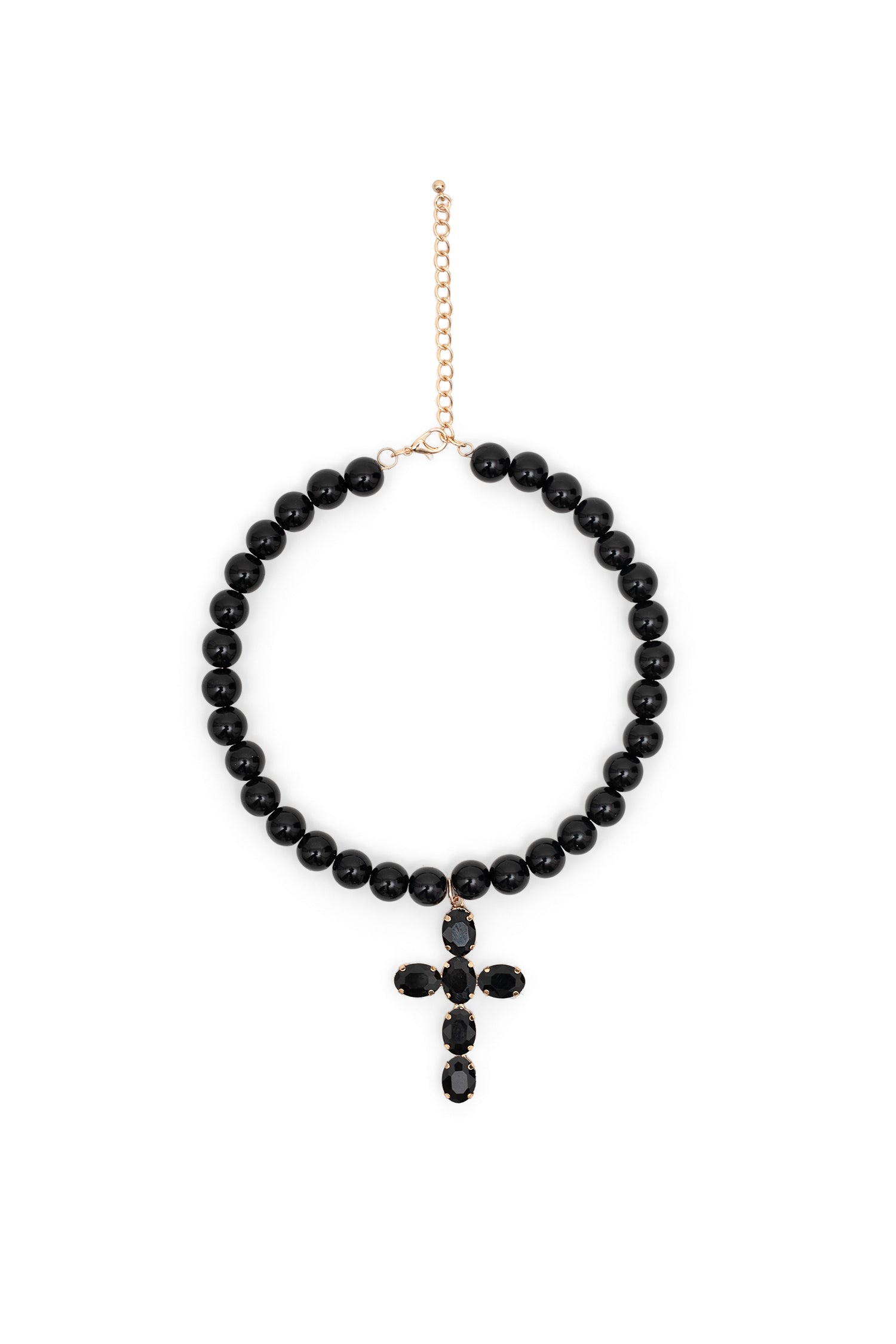 Collier - croix noire