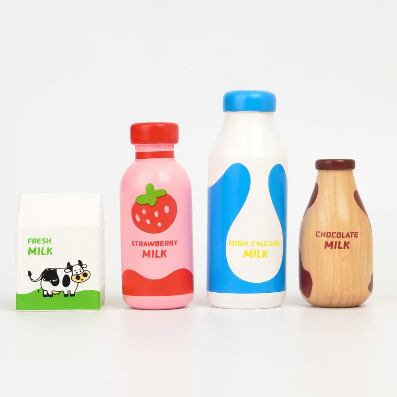 Wooden Toy Food and Beverage Set Multivariant-0