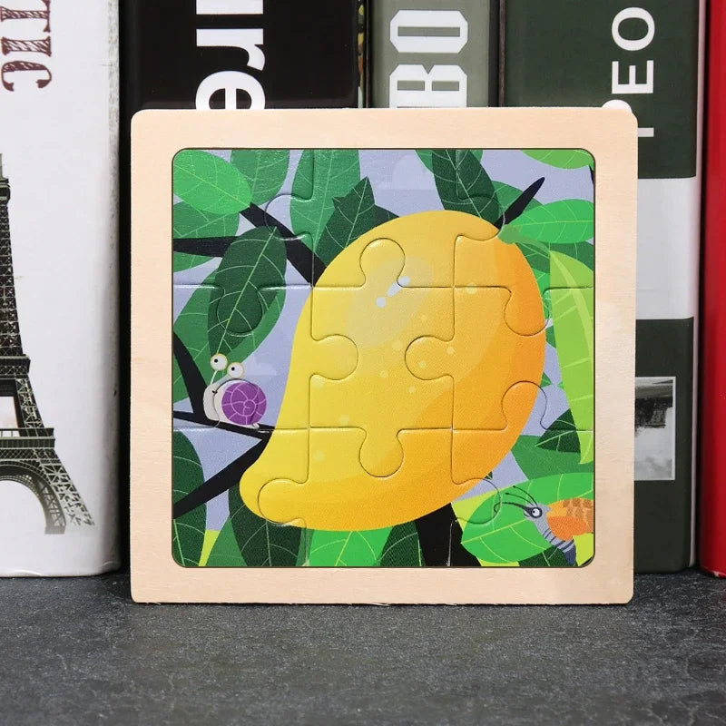 9pcs wooden toy jigsaw multivariant-31