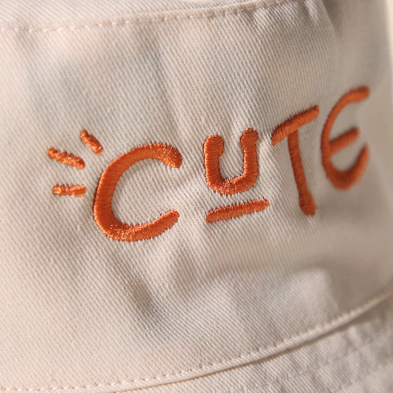 Embroidered Double Sided Baby Bucket Hat for Children-2