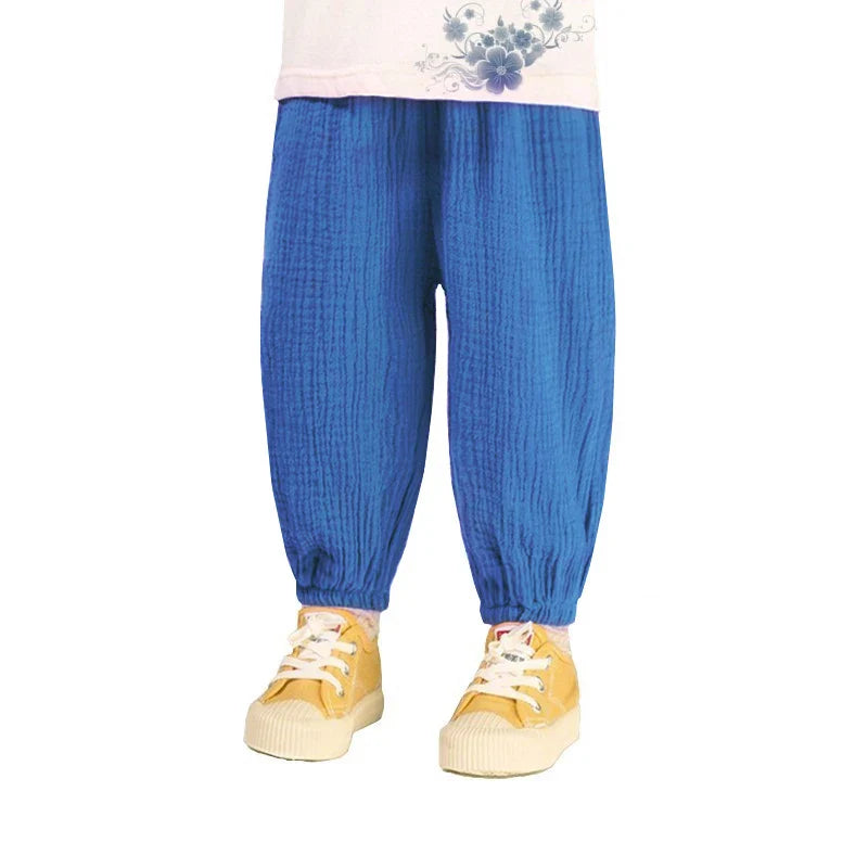 Summer long trousers for children multivariant-3
