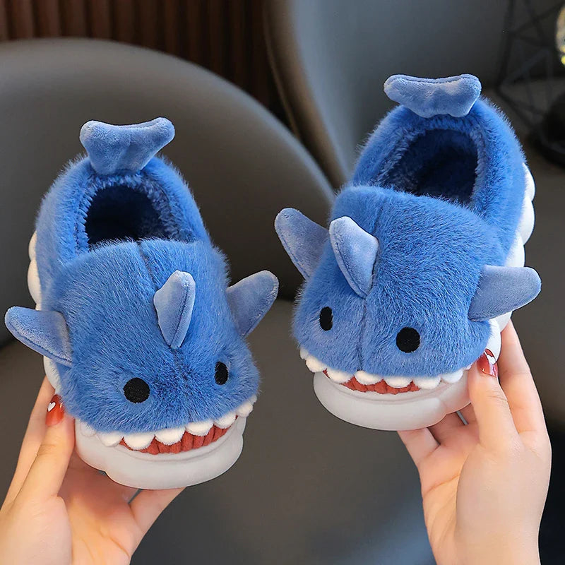 Padded Non-Slip Shark Slippers for Children and Kids multivariant-3