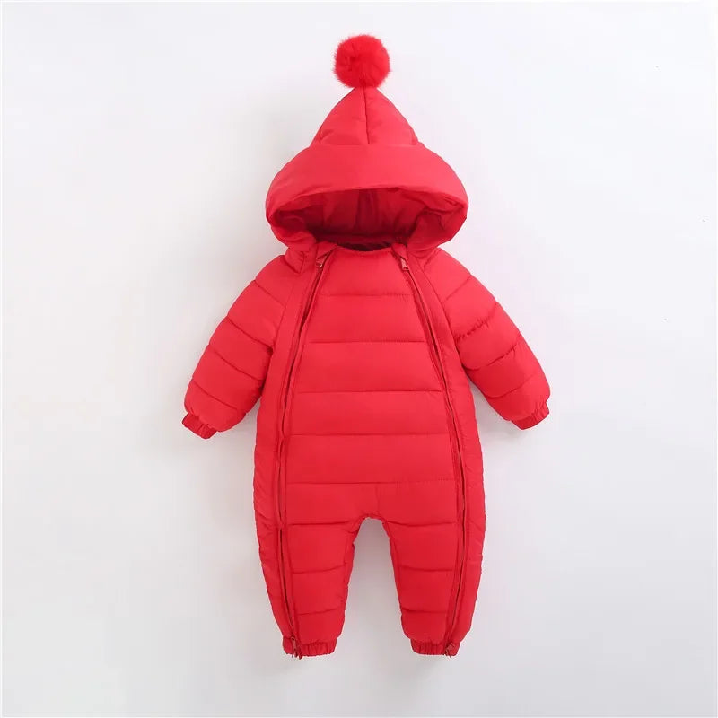 Full-body waterproof thermal suit with hood and double multicolor zip-4