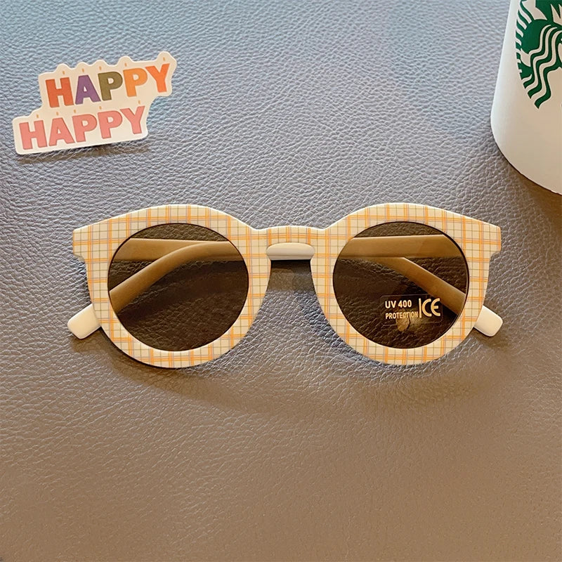 Colored "Checkered" sunglasses for children multivariant-5