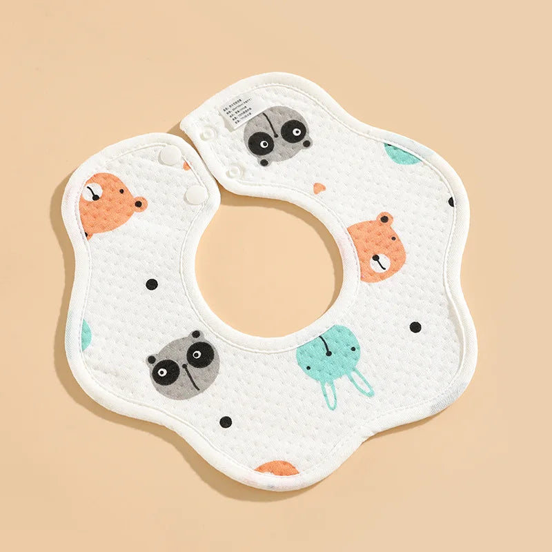 Cotton Waterproof Bib for newborns, multivariant-6