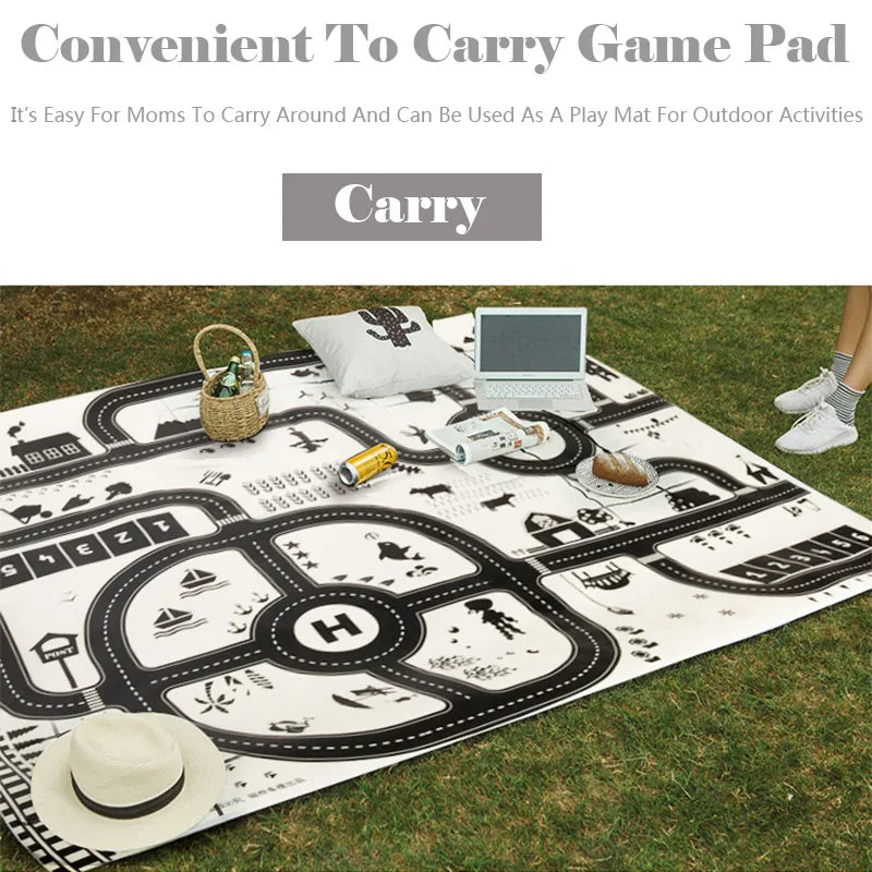 Children's Play Mat "Streets in the City" Multivariant-1