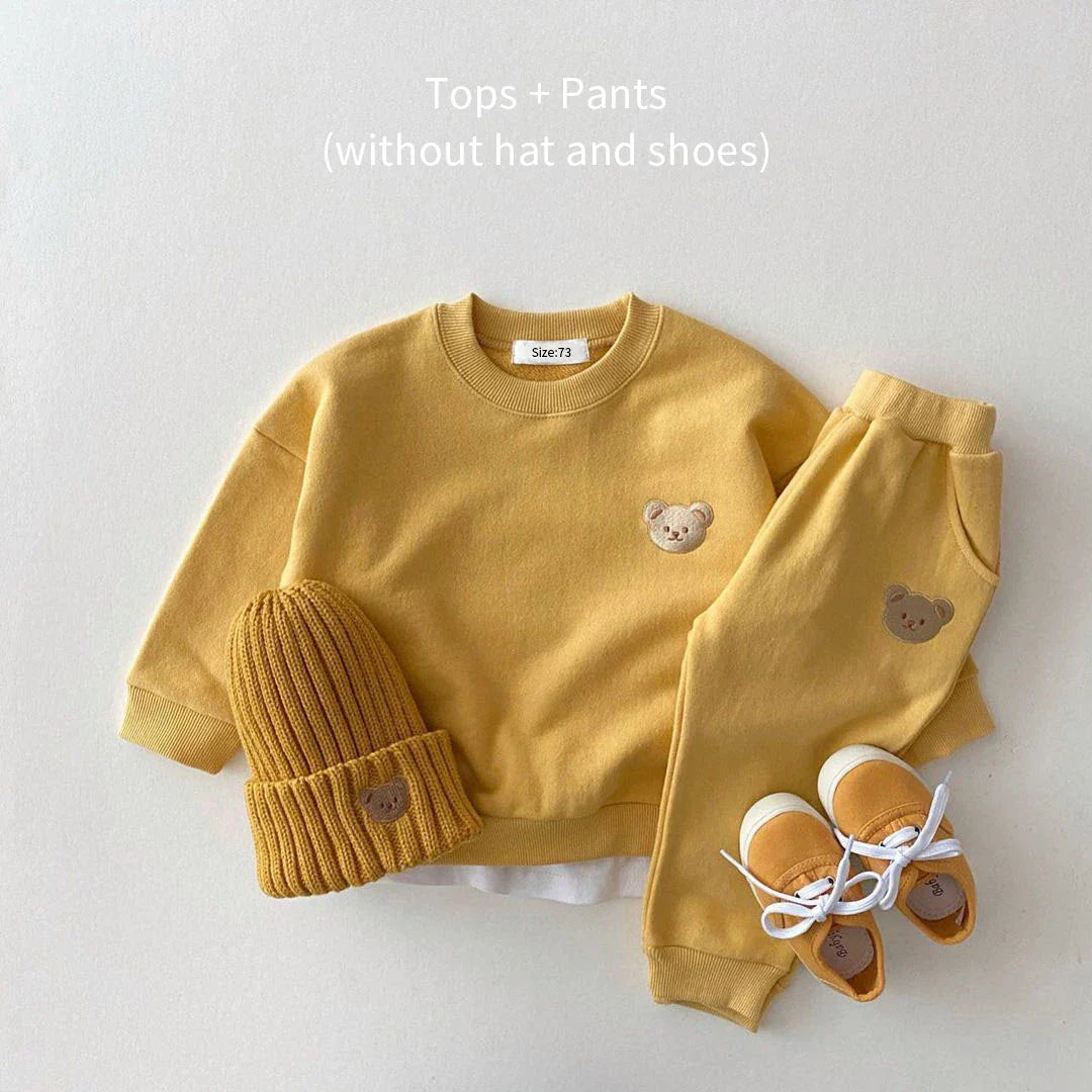 Pants and Sweatshirt Set with Bear Multivariant-5