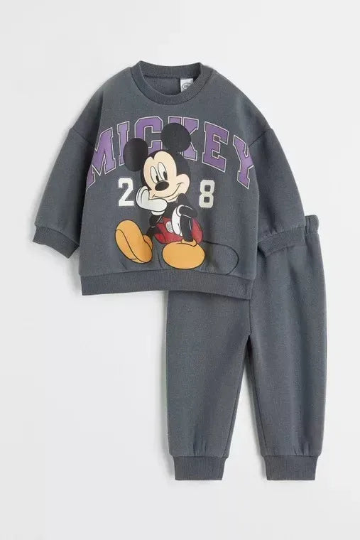 2-Piece Cartoon Sweatshirt and Pants Tracksuit Set for Children Multivariant-5