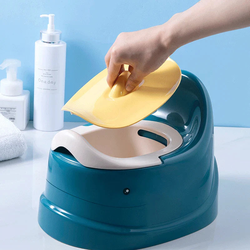 Non-slip Whale Potty with Lid-3