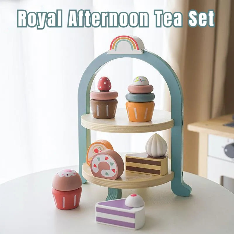 Wooden Toy Afternoon Tea Sweets-0