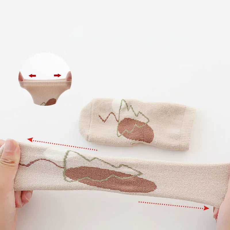 Set of 5 Non-Slip Socks for Children-2