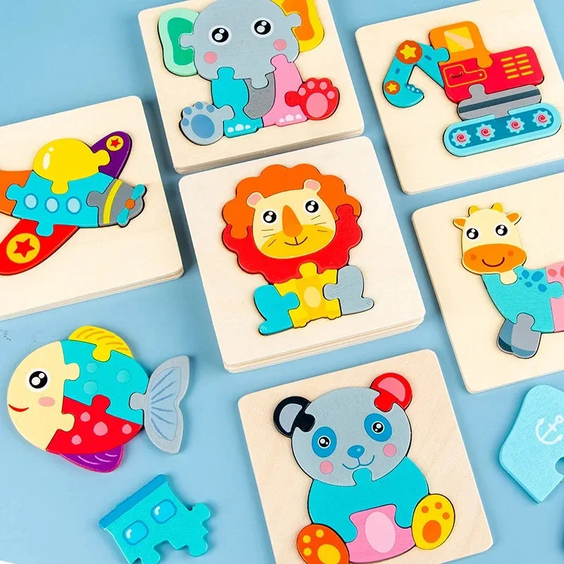 Wooden Toy Tangram for Children Multivariant-2