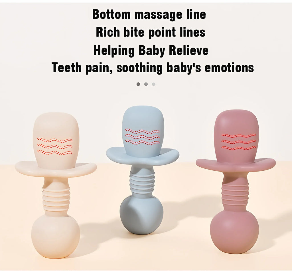 2pcs Food Grade Silicone Cutlery for Children Multivariant-1