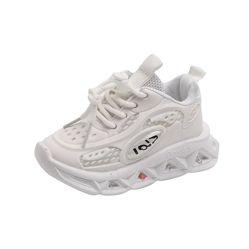 Breathable Sneakers Shoes with Multicolor LED for Children-4