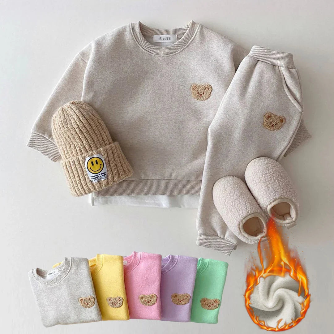 Pants and Sweatshirt Set with Bear Multivariant-0